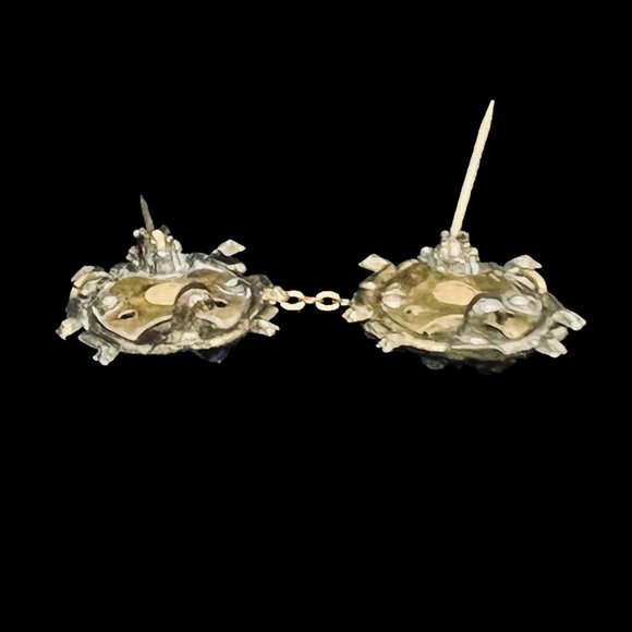 Set Of Gold Tone And Multi-Colored Rhinestone & Enamel Beetle Scent Brooch (5165 - Picture 8 of 8